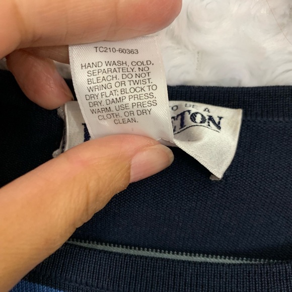 Pendleton Striped Short Sleeve Silk Blend Shirt - Picture 7 of 7